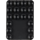 Hang On Suction Phone Mount with Magnets in Black, supplier blank front view