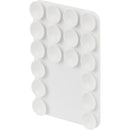 Hang On Suction Phone Mount with Magnets in White, supplier blank product detail view