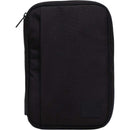 Herschel Recycled Burrard Tech Organizer in Black, supplier blank front view