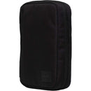 Herschel Recycled Burrard Tech Organizer in Black, supplier blank front view