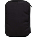 Herschel Recycled Burrard Tech Organizer in Black, supplier blank front view