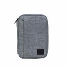 Herschel Recycled Burrard Tech Organizer in Raven Crosshatch, supplier blank front view