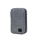 Herschel Recycled Burrard Tech Organizer in Raven Crosshatch, supplier blank product detail view