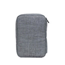Herschel Recycled Burrard Tech Organizer in Raven Crosshatch, supplier blank back view