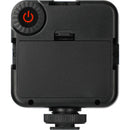 Laptop & Tablet Portable Video Light, black, blank back view