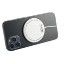 MagClick™ Fast Wireless Charging Pad, white, product photograph