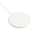 MagClick™ Fast Wireless Charging Pad, white, blank product photograph