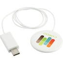 MagClick™ Fast Wireless Charging Pad, white, supplier-decorated product photograph