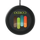 MagClick™ Fast Wireless Charging Pad, black, supplier-decorated front view