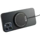 MagClick™ Fast Wireless Charging Pad, black, product photograph