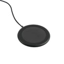 MagClick™ Fast Wireless Charging Pad, black, blank product photograph