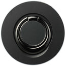 MagClick Phone Ring Holder and Stand, black, blank front view