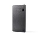 Mophie Rechargeable Locator Card, black, blank product photograph
