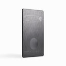 Mophie Rechargeable Locator Card, black, blank product photograph