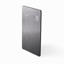 Mophie Rechargeable Locator Card, black, blank product photograph
