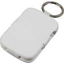 My Jolt 2,000 mAh Power Bank with Integrated Cables in White, supplier blank product detail view