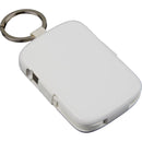 My Jolt 2,000 mAh Power Bank with Integrated Cables in White, supplier blank angled view