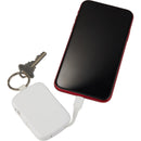 My Jolt 2,000 mAh Power Bank with Integrated Cables in White, supplier blank detail view