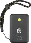 Nimble Champ 10000 mAh PD 20W Power Bank in Black, supplier decorated front view