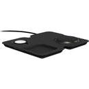 Nimble Fold 3-in-1 Wireless Charger in Black, angled view