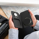 Nimble Fold 3-in-1 Wireless Charger in Black, front view