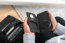 Nimble Fold 3-in-1 Wireless Charger in Black, front view