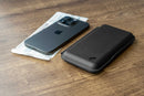 Nimble Fold 3-in-1 Wireless Charger in Black, supplier blank angled view