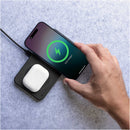 Nimble Podium 2-in-1 Wireless Charging Stand in Black, product detail view