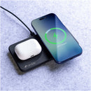Nimble Podium 2-in-1 Wireless Charging Stand in Black, product detail view
