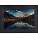 Pixi 10.1" Wifi Photo Frame, black, blank front view