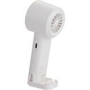 Pocket Chill Cooling Fan with 2,000 mAh Power Bank in White, supplier blank back view