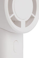 Pocket Chill Cooling Fan with 2,000 mAh Power Bank in White, supplier blank detail view