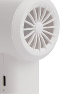 Pocket Chill Cooling Fan with 2,000 mAh Power Bank in White, supplier blank detail view