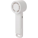 Pocket Chill Cooling Fan with 2,000 mAh Power Bank in White, supplier blank front view