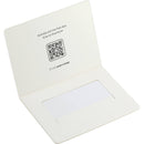 Popl Digital Business Card, white, blank product photograph