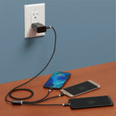 Realm 3-in-1 Long Charging Cable, Black, supplier sample supplier product photograph