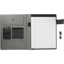 Reclaim RPET 5000 mAh Wireless Charging Writing Pad with FSC® Mix Paper, gray, product photograph