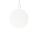 Recycled ABS MagClick™ Fast Wireless Charging Pad, white, blank front view
