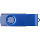 Rotate 2Tone Flash Drive 4GB, blue, blank front view