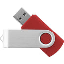 Rotate Flash Drive 16GB, red, blank front view