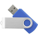 Rotate Flash Drive 16GB, royal, blank front view