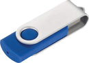 Rotate Flash Drive 16GB, royal, blank front view