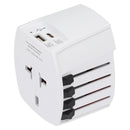 SKROSS World Travel Adapter MUV USB Type A & Type C, White, supplier product photograph