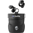 Skullcandy Push 720 Open Wireless Earbuds in Black, supplier decorated front view