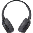 Skullcandy Riff 2 Bluetooth Headphones, black, blank front view