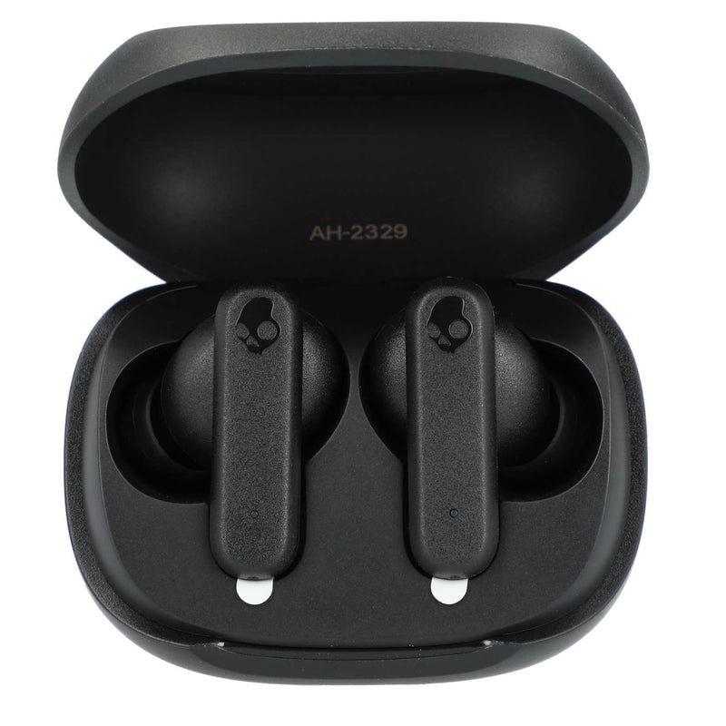 Skullcandy Smokin' Buds True Wireless Earbuds in Black, supplier blank front view