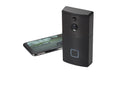 Smart Wifi Video Doorbell, black, blank product photograph
