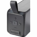 Solar Sound Outdoor Bluetooth Speaker, Black, blank detail view