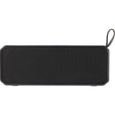 Solar Sound Outdoor Bluetooth Speaker, Black, blank front view
