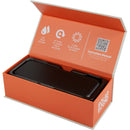Solar Sound Outdoor Bluetooth Speaker, Black, blank packaging view
